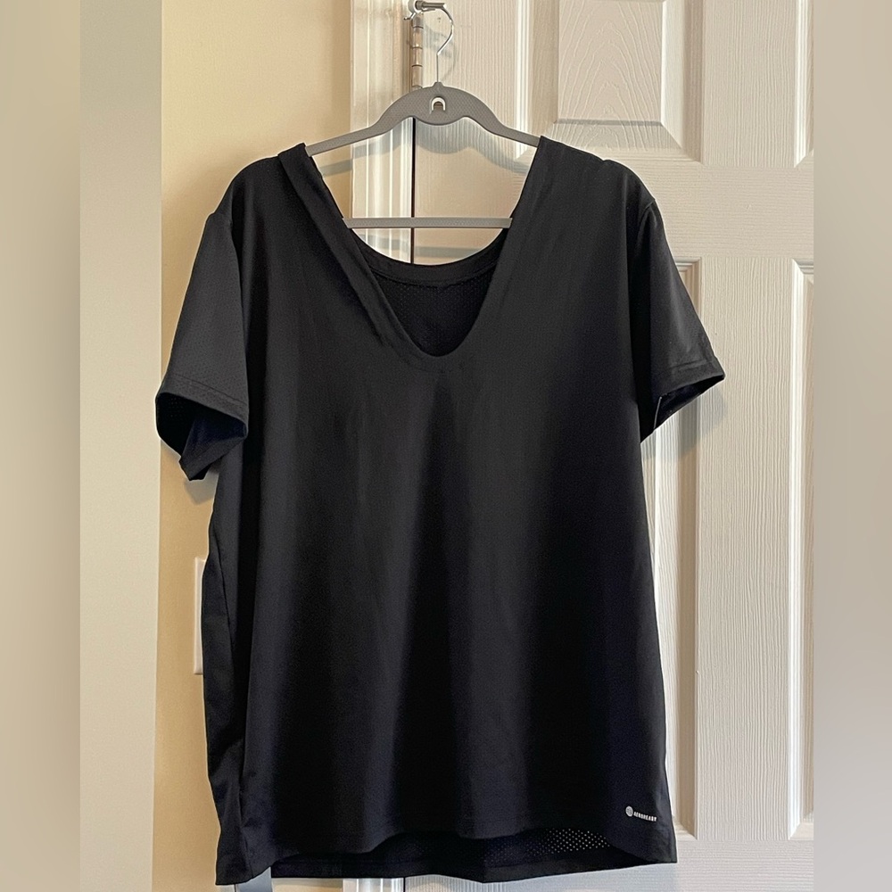 Adidas Women's Black Athletic Top